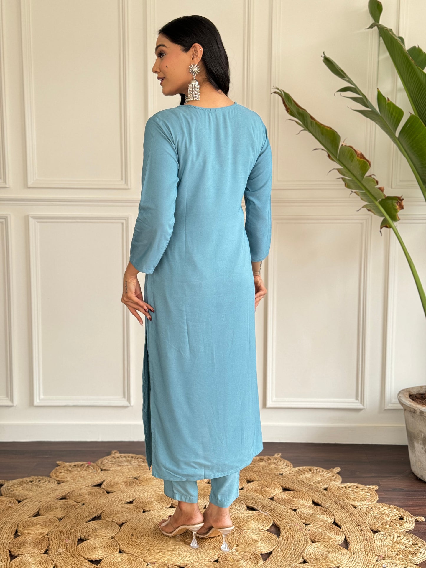 Sky Designer Kurti Set