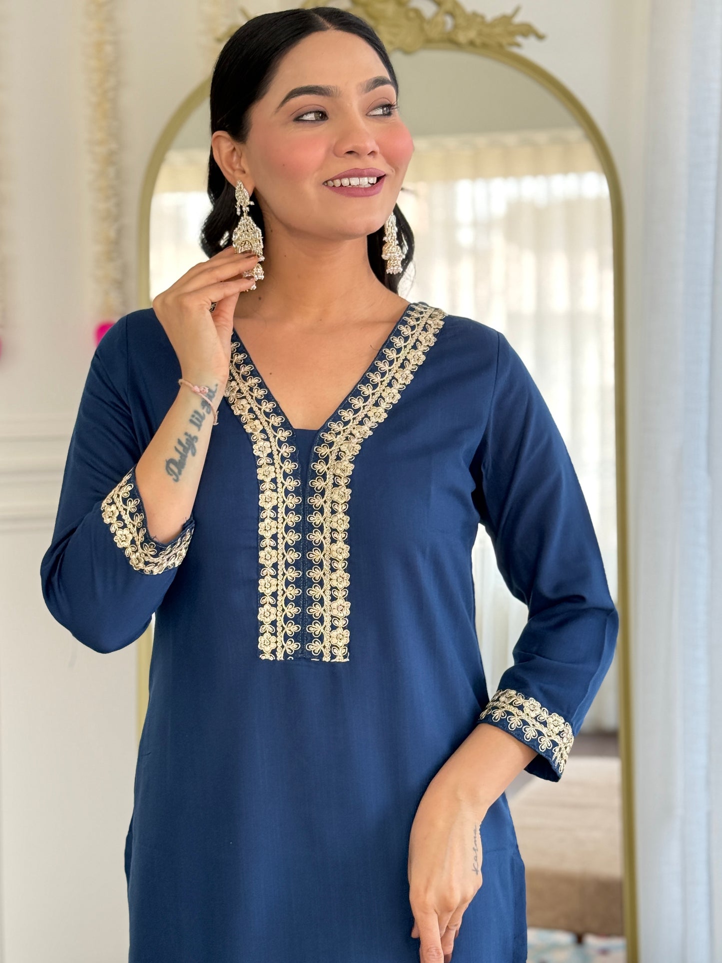 Designer Kurti Set
