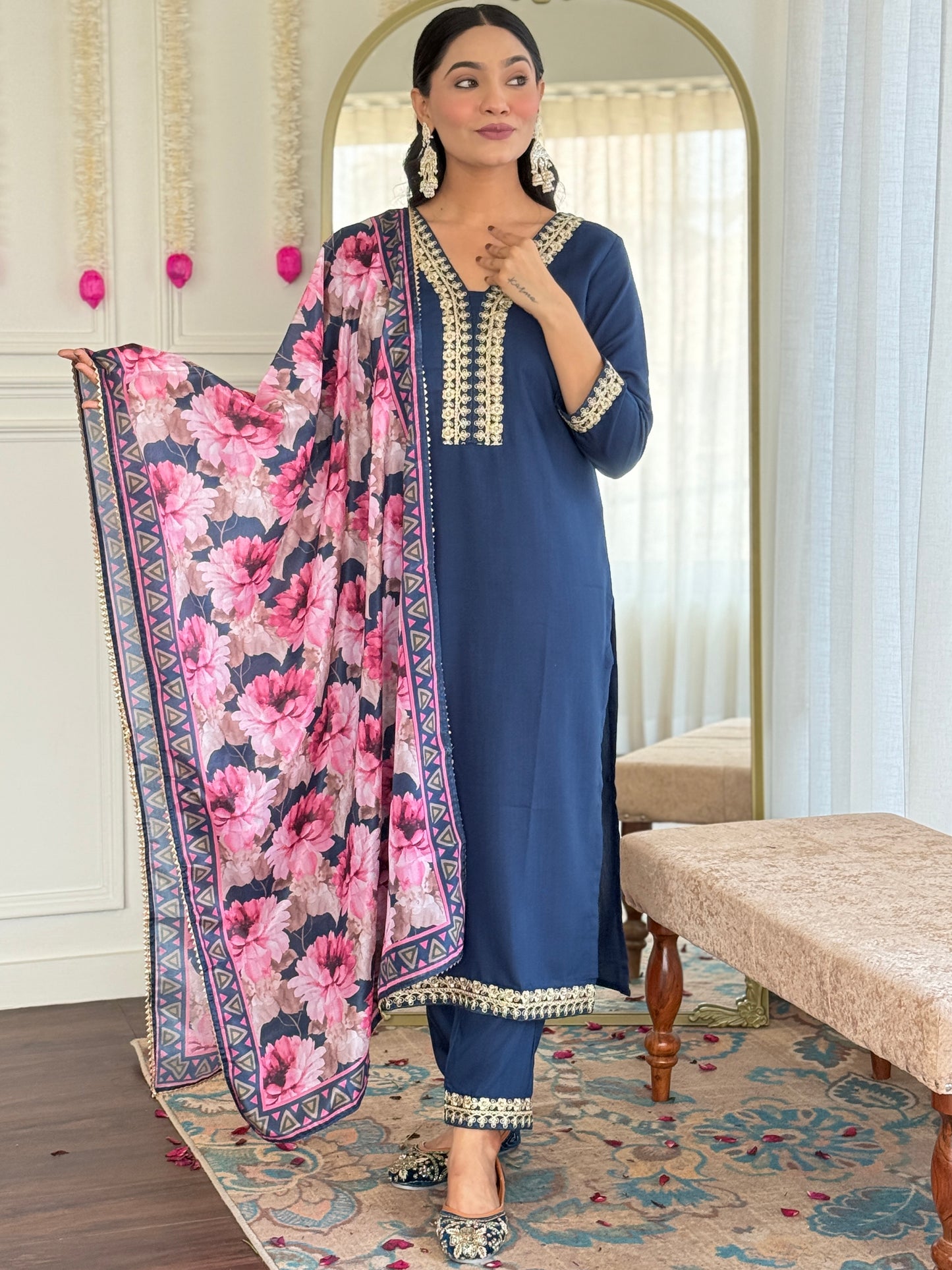 Designer Kurti Set