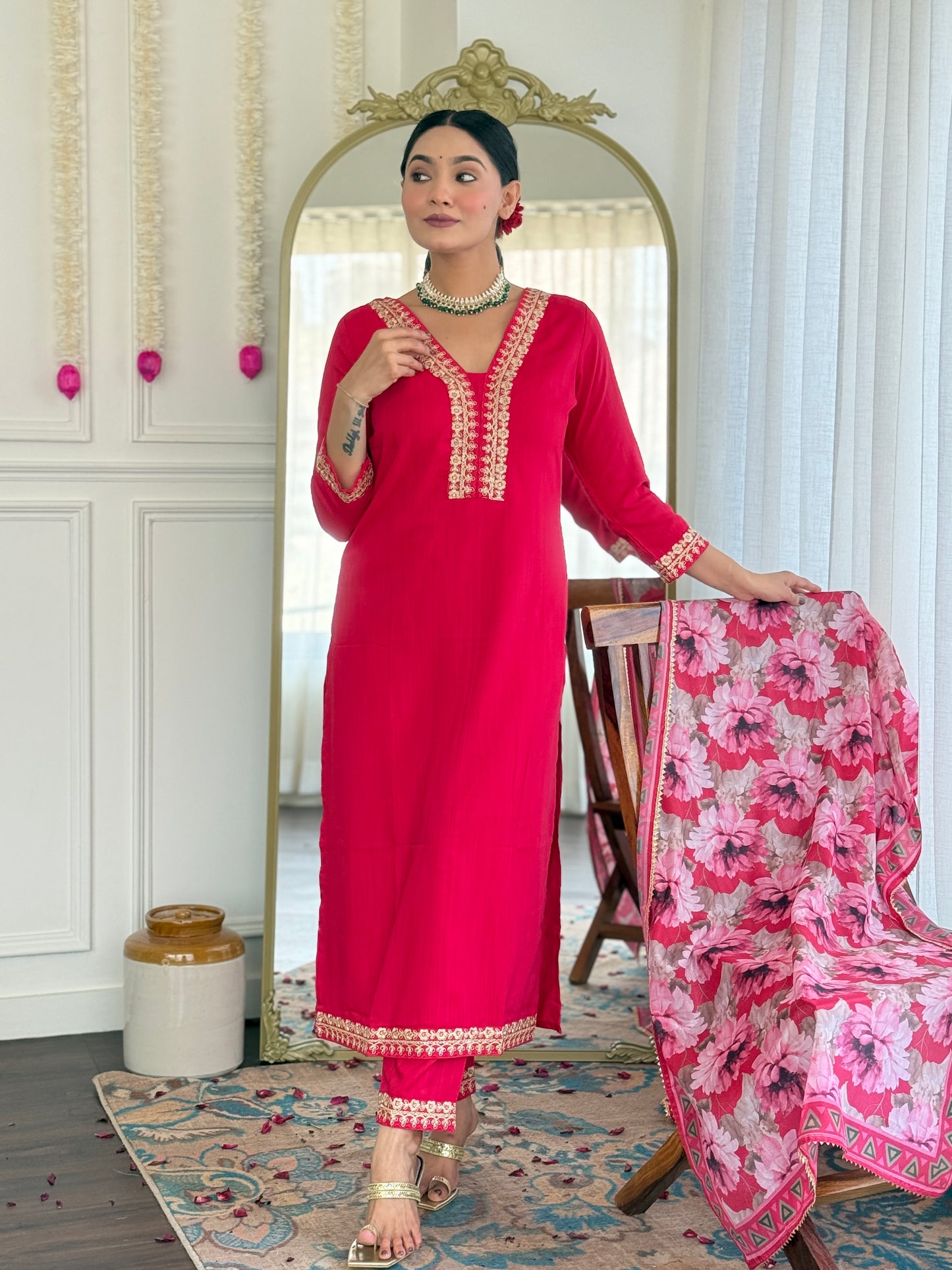Designer Kurti Set