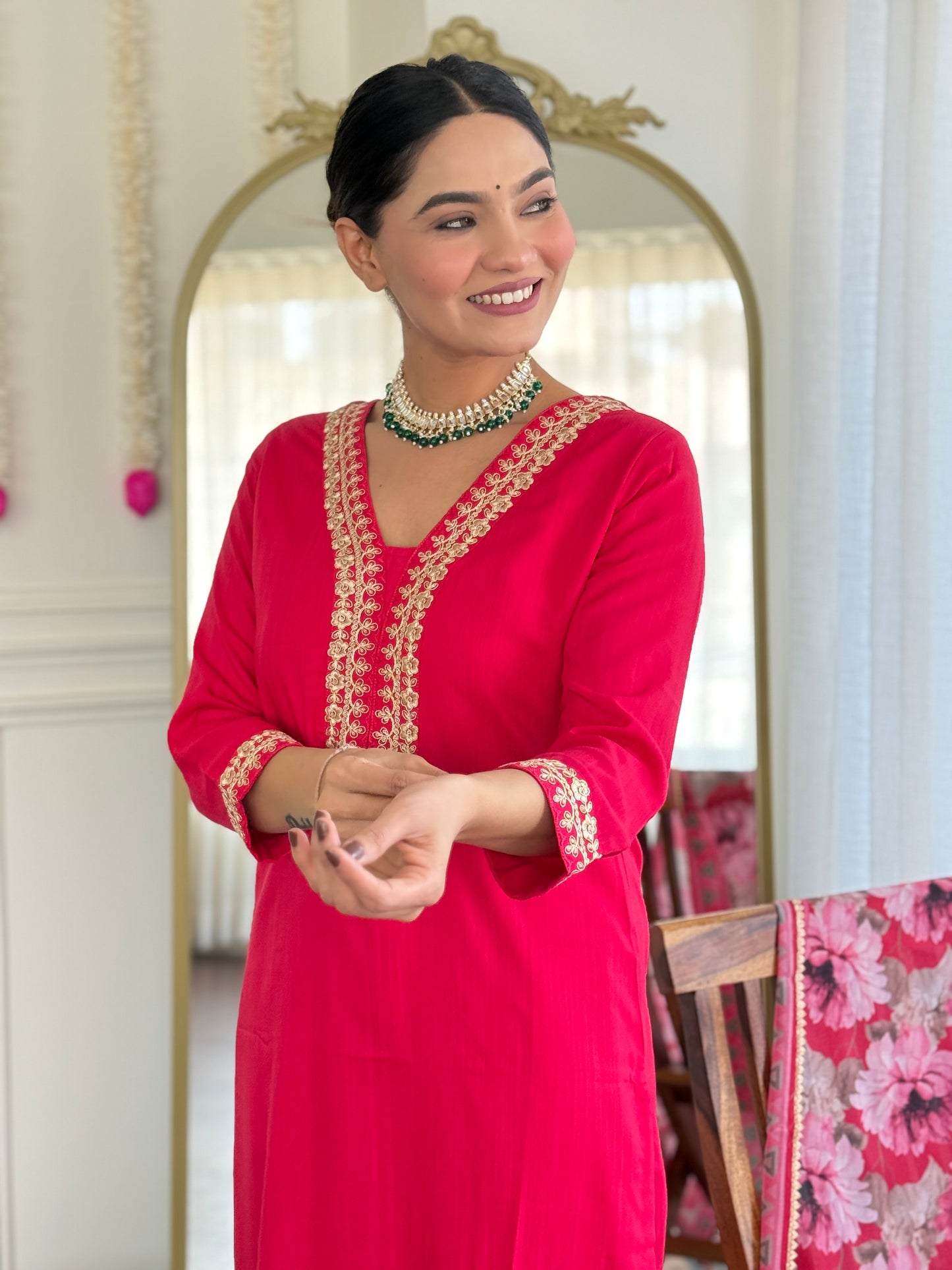 Designer Kurti Set
