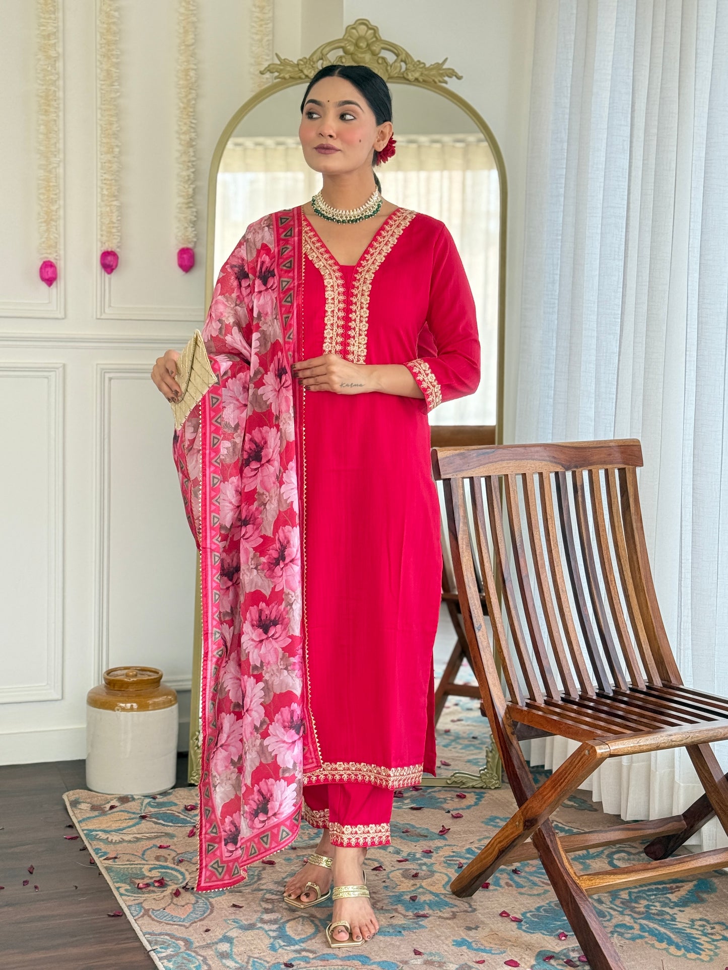 Designer Kurti Set