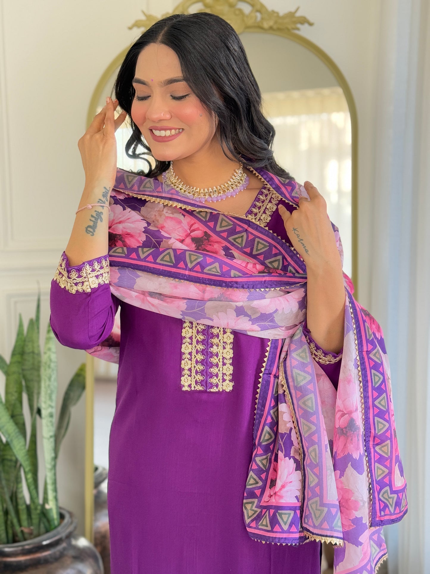 Designer Kurti Set