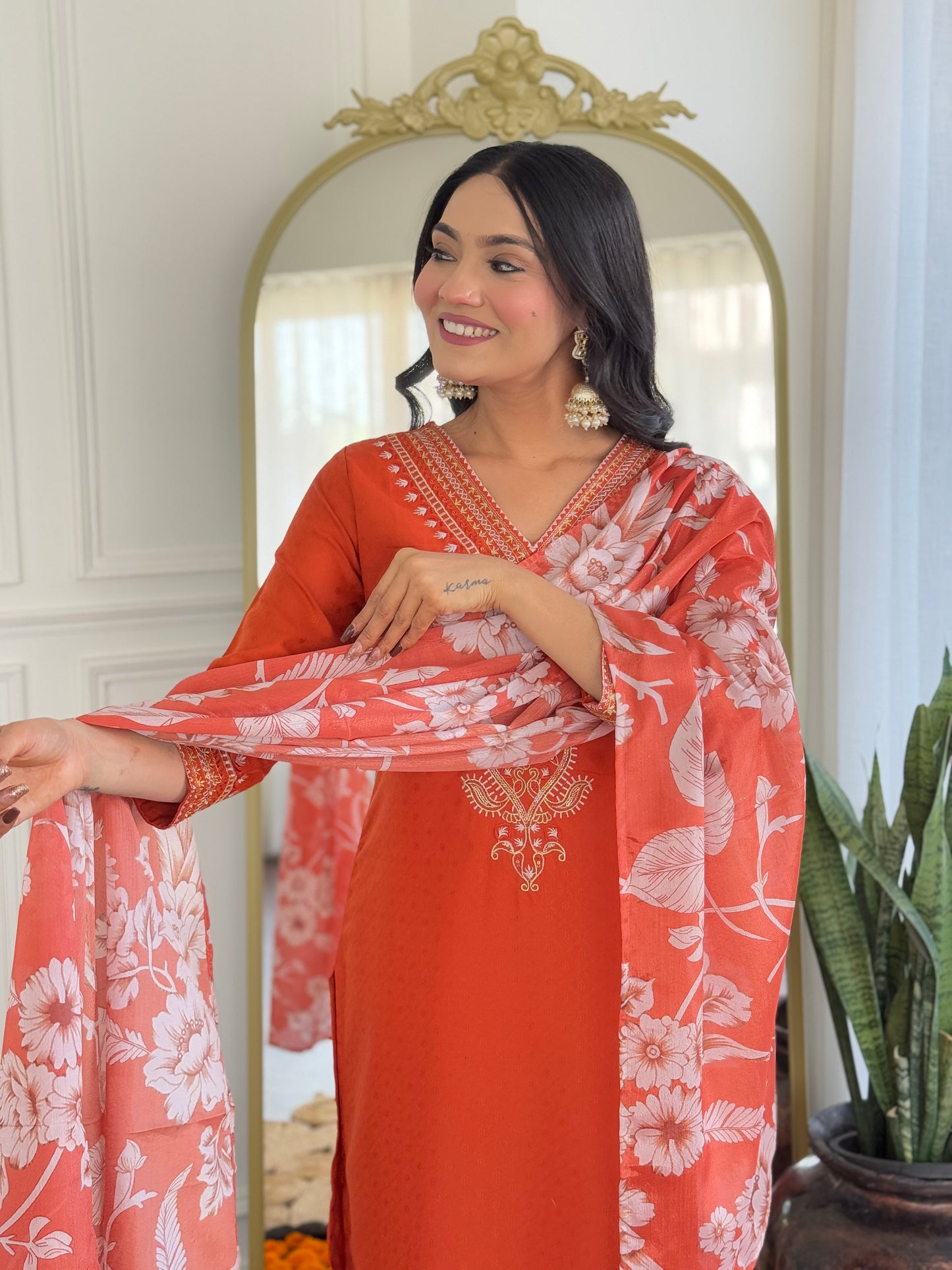 Designer Kurti Set