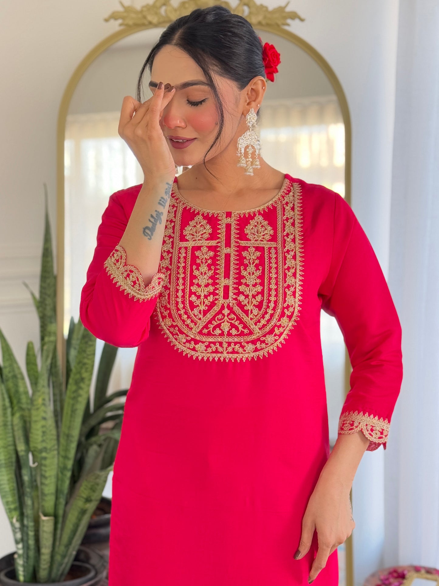 Designer Kurti Set