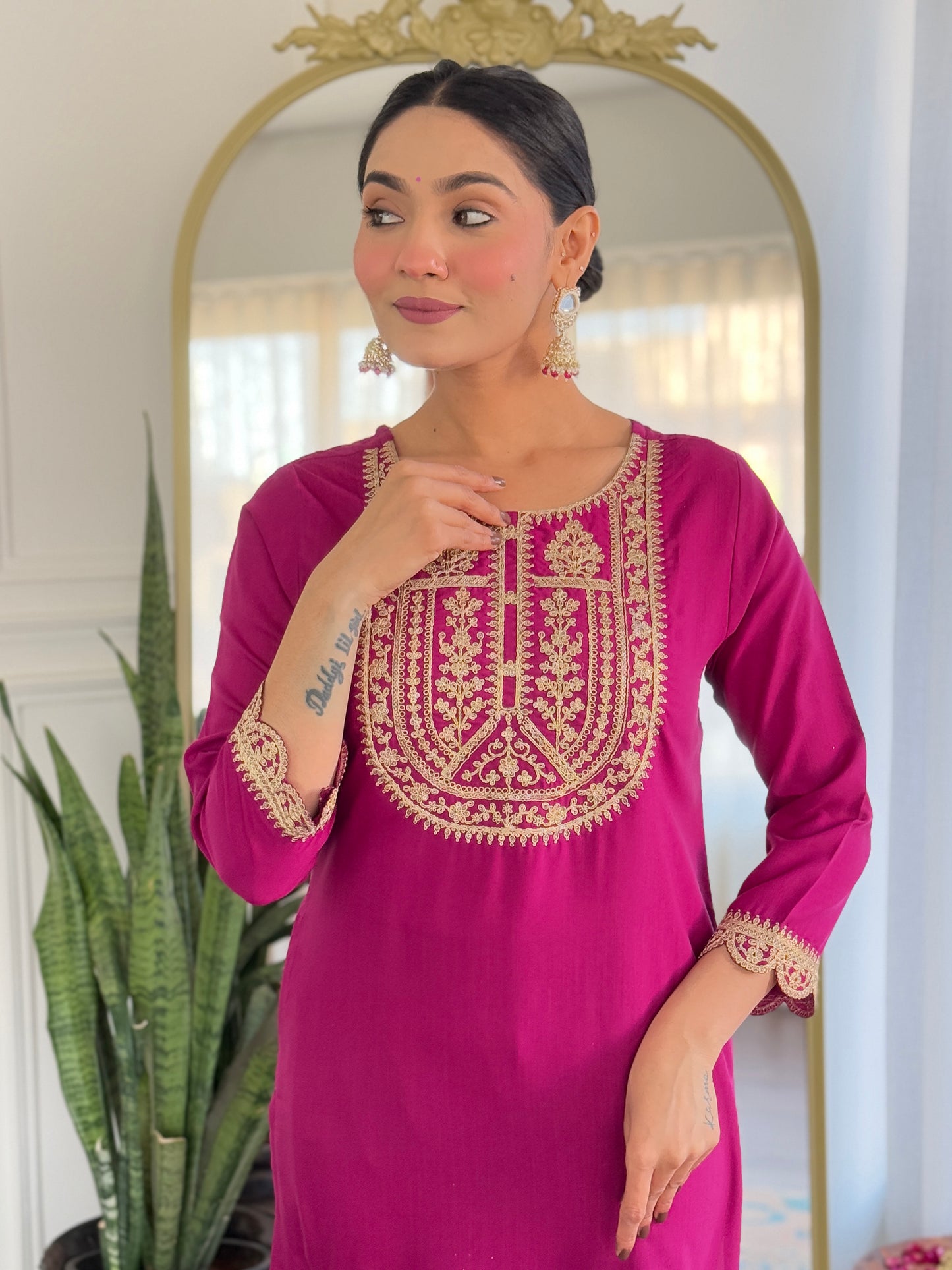 Designer Kurti Set
