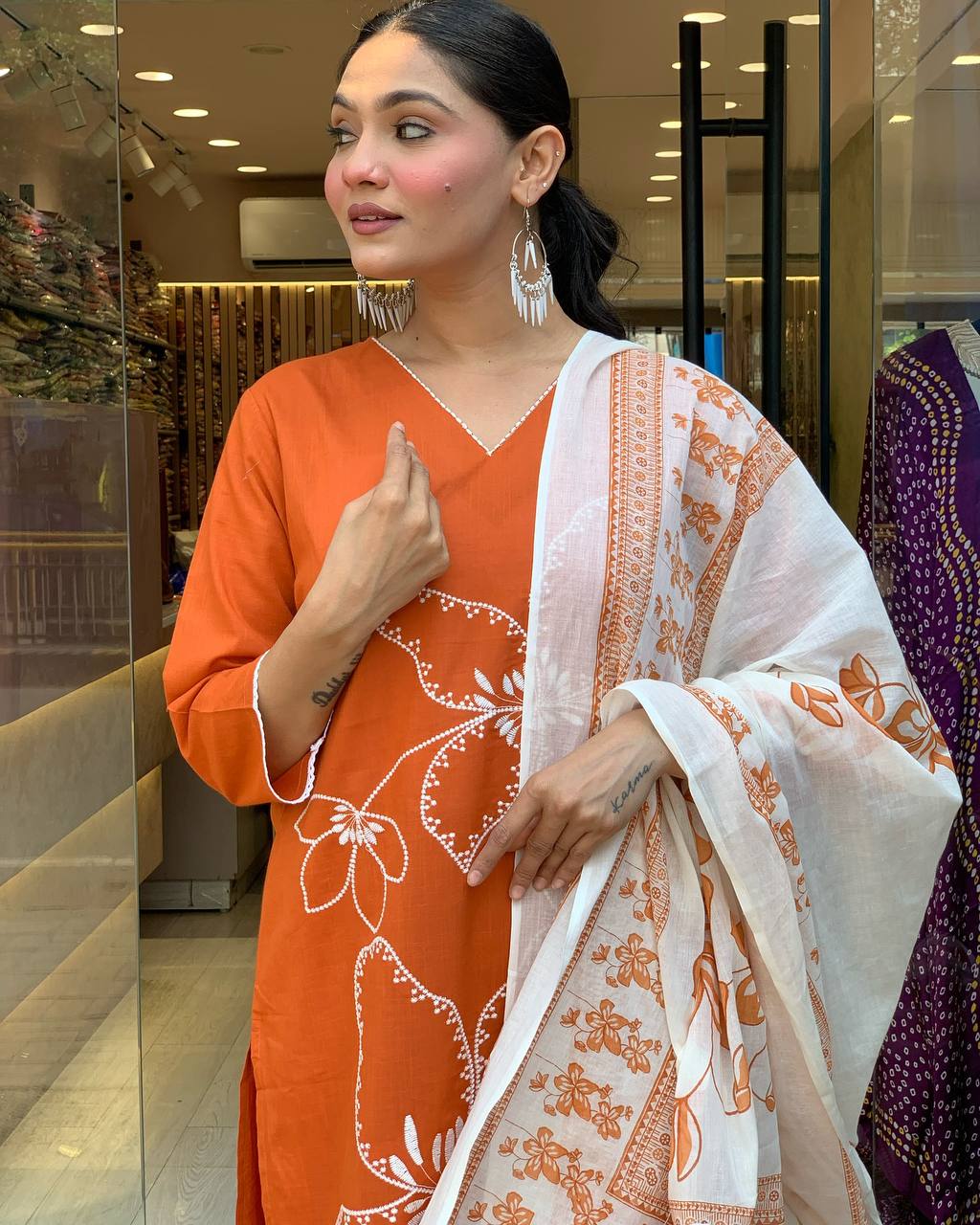 Designer Kurti Set