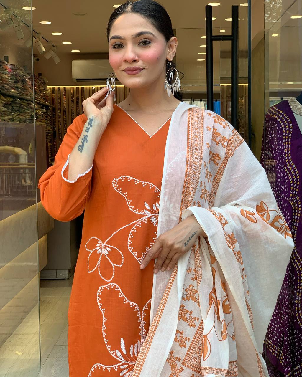 Designer Kurti Set