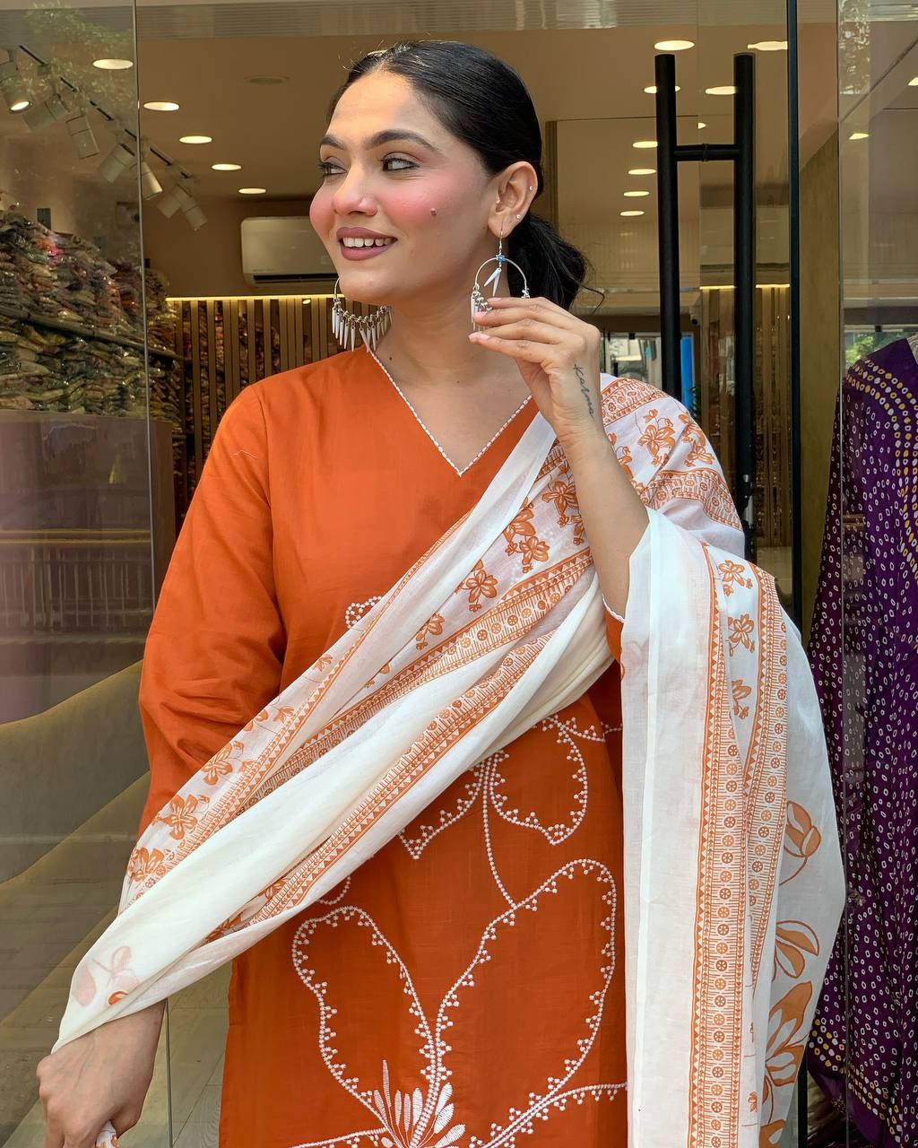 Designer Kurti Set