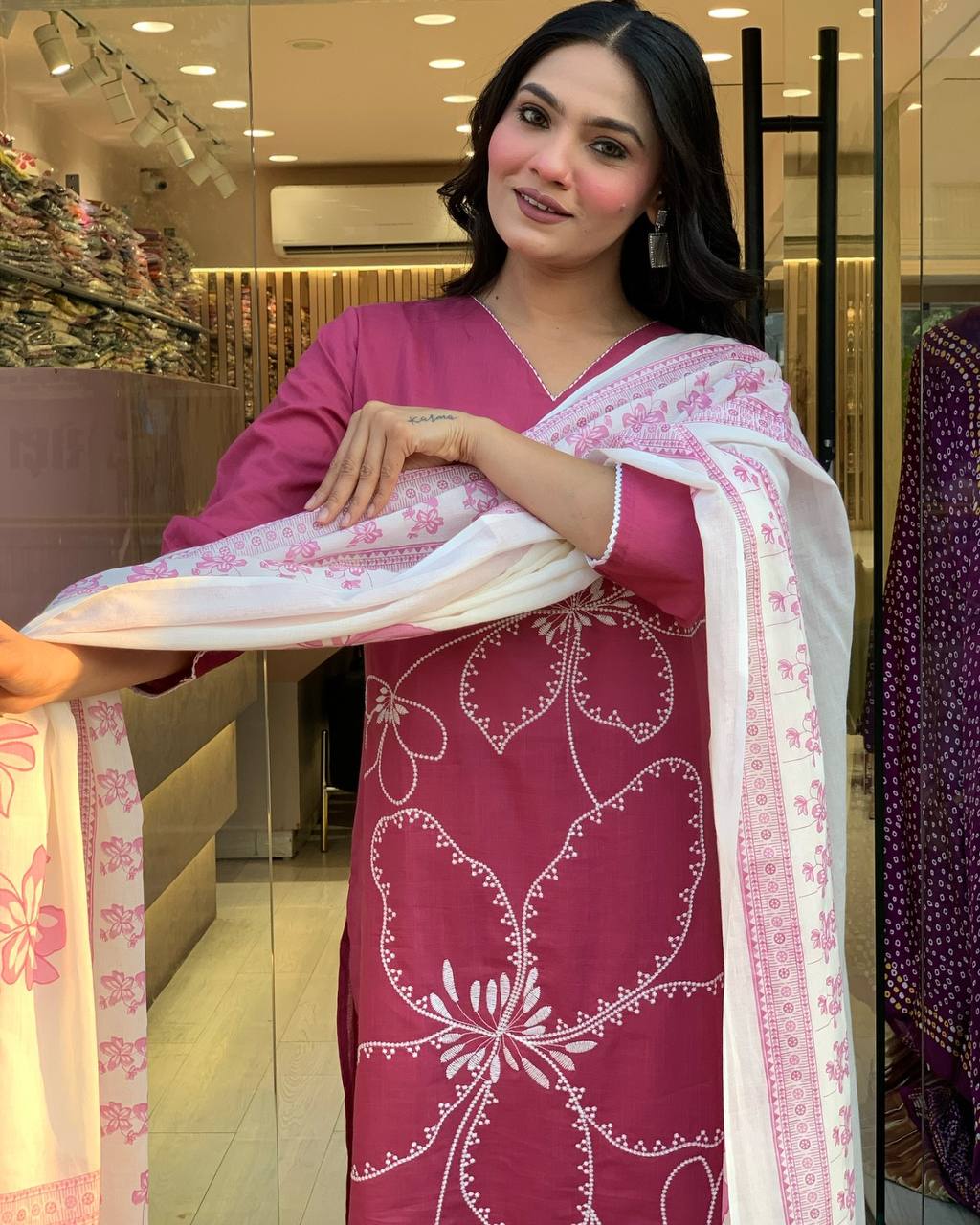 Designer Kurti Set