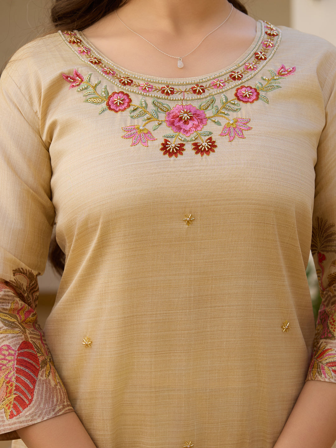 Assam Silk Festive Kurti Set