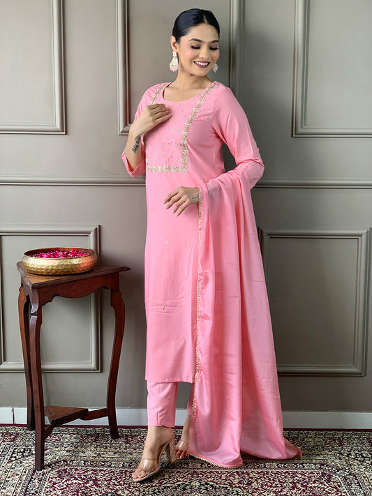 PRAGATI Rayon Chinon Kurti Set