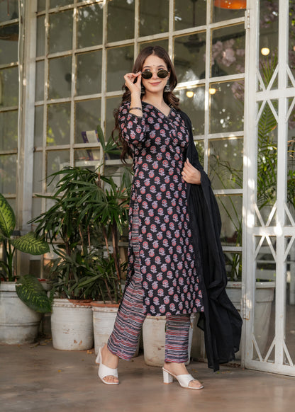 Cotton Silk Kota Festive Kurti Set