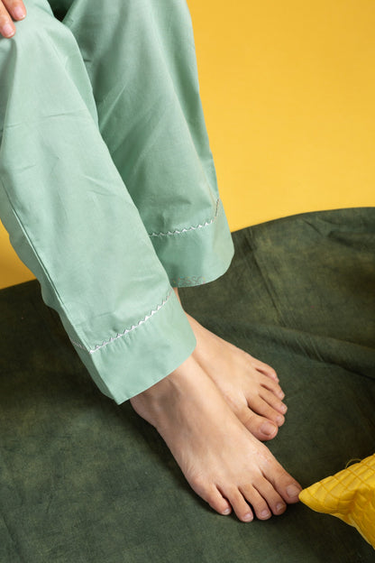 Chanderi Organza Tabby Kurti Set