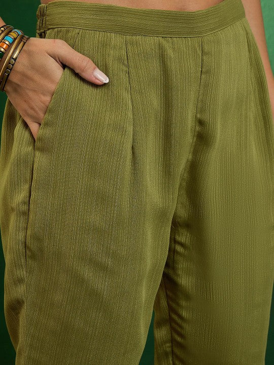 SIYANA Georgette Georgette Kurti Set