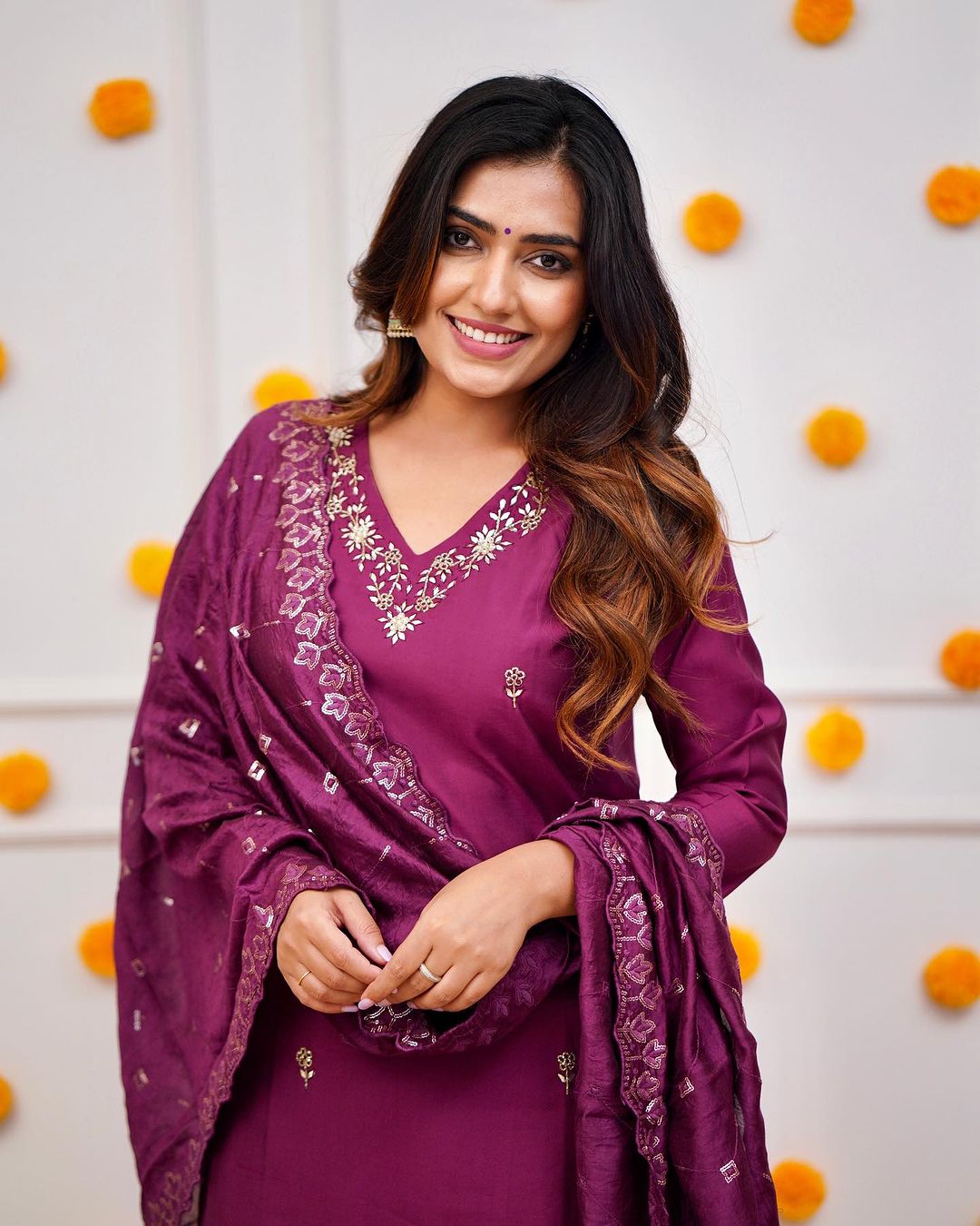 ZARNA Viscose Chanderi Chanderi Kurti Set