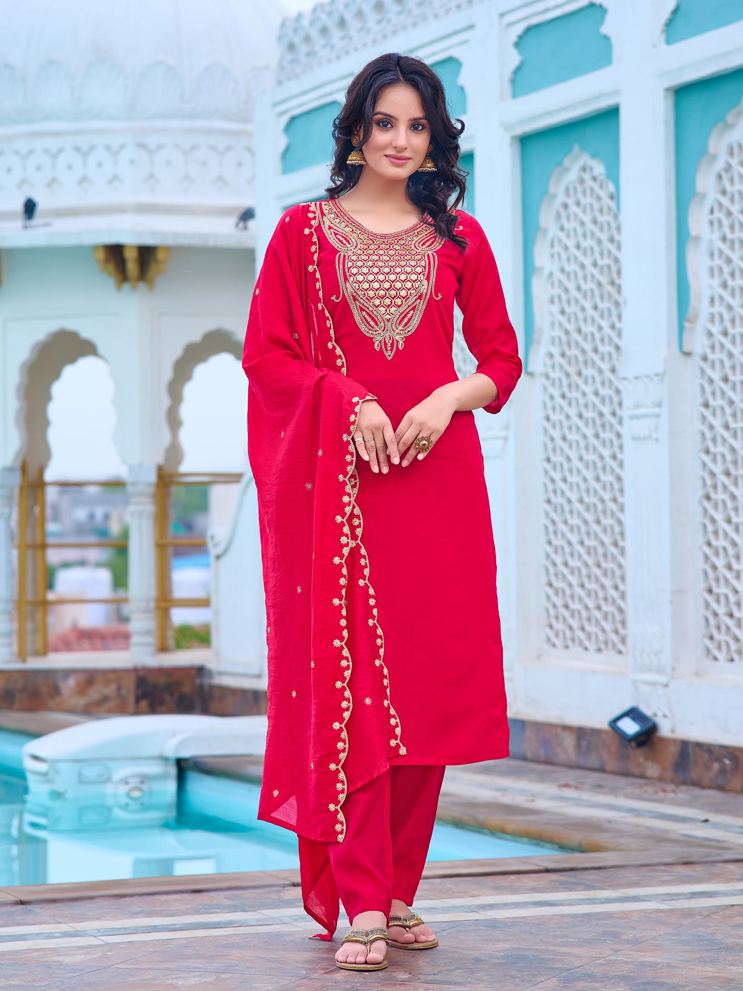 Designer Kurti Set