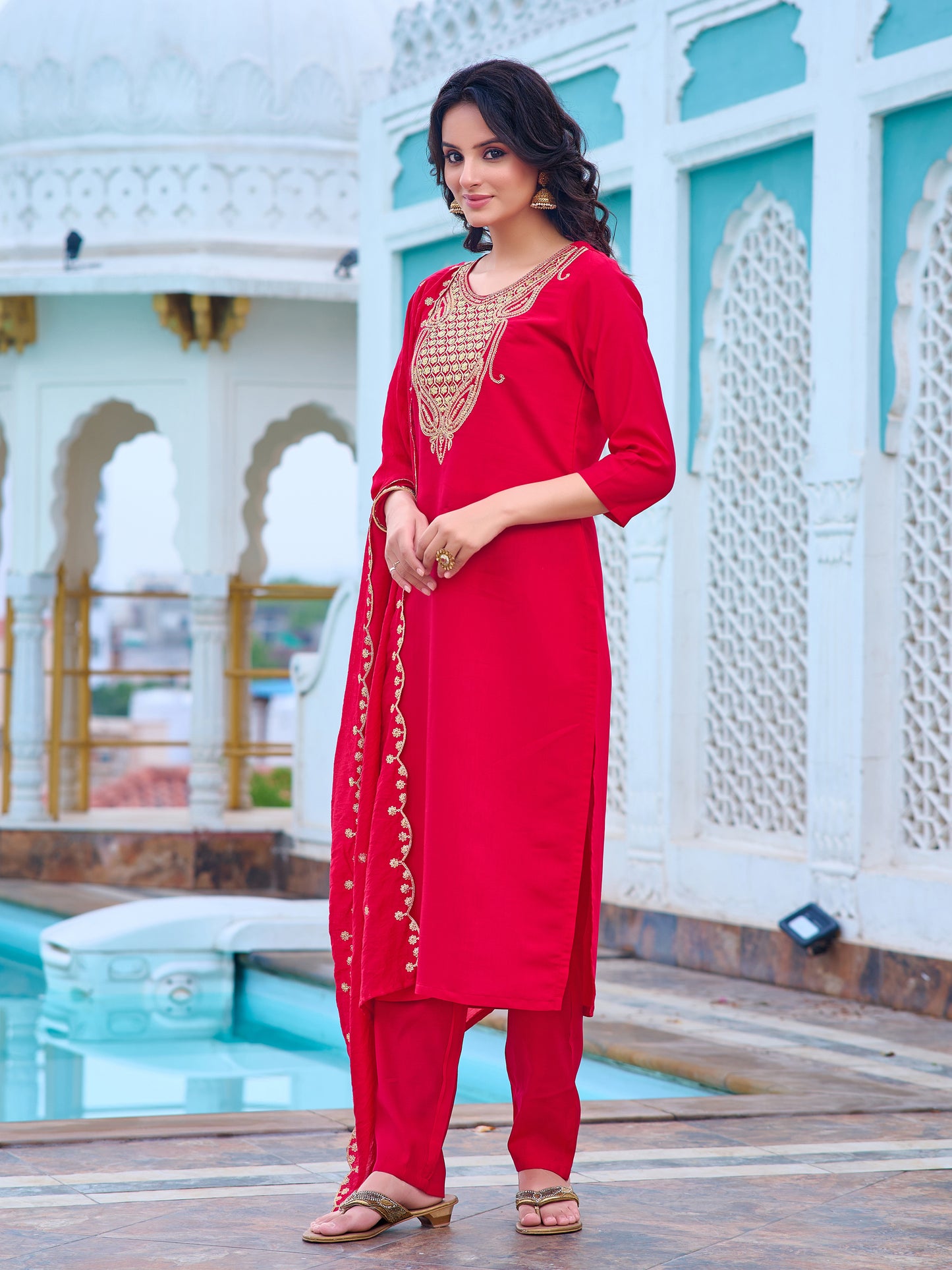 Designer Kurti Set