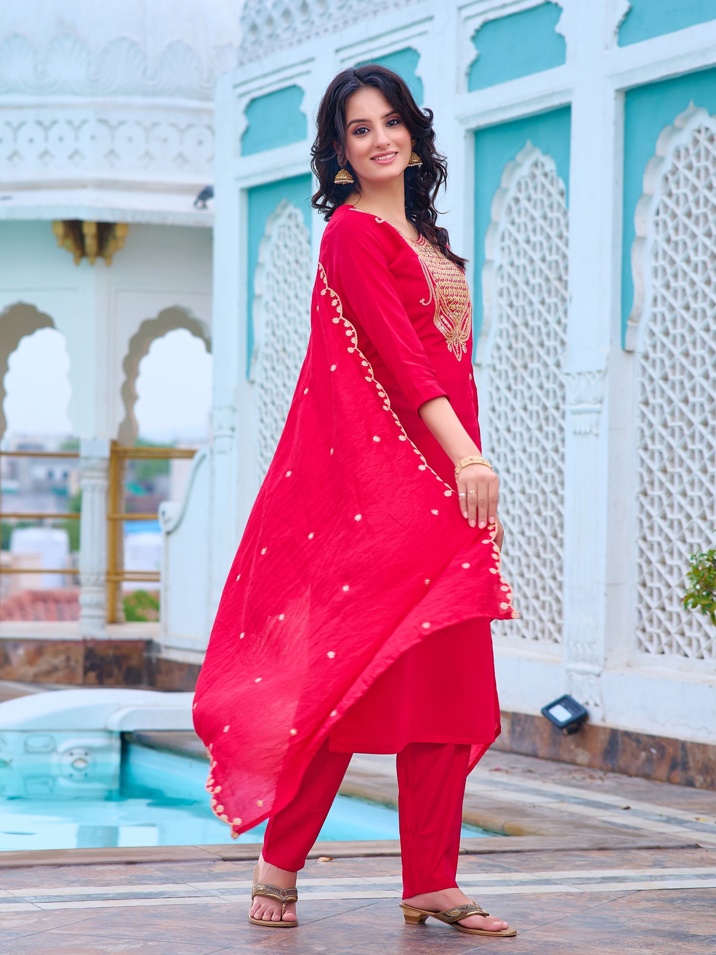 Designer Kurti Set