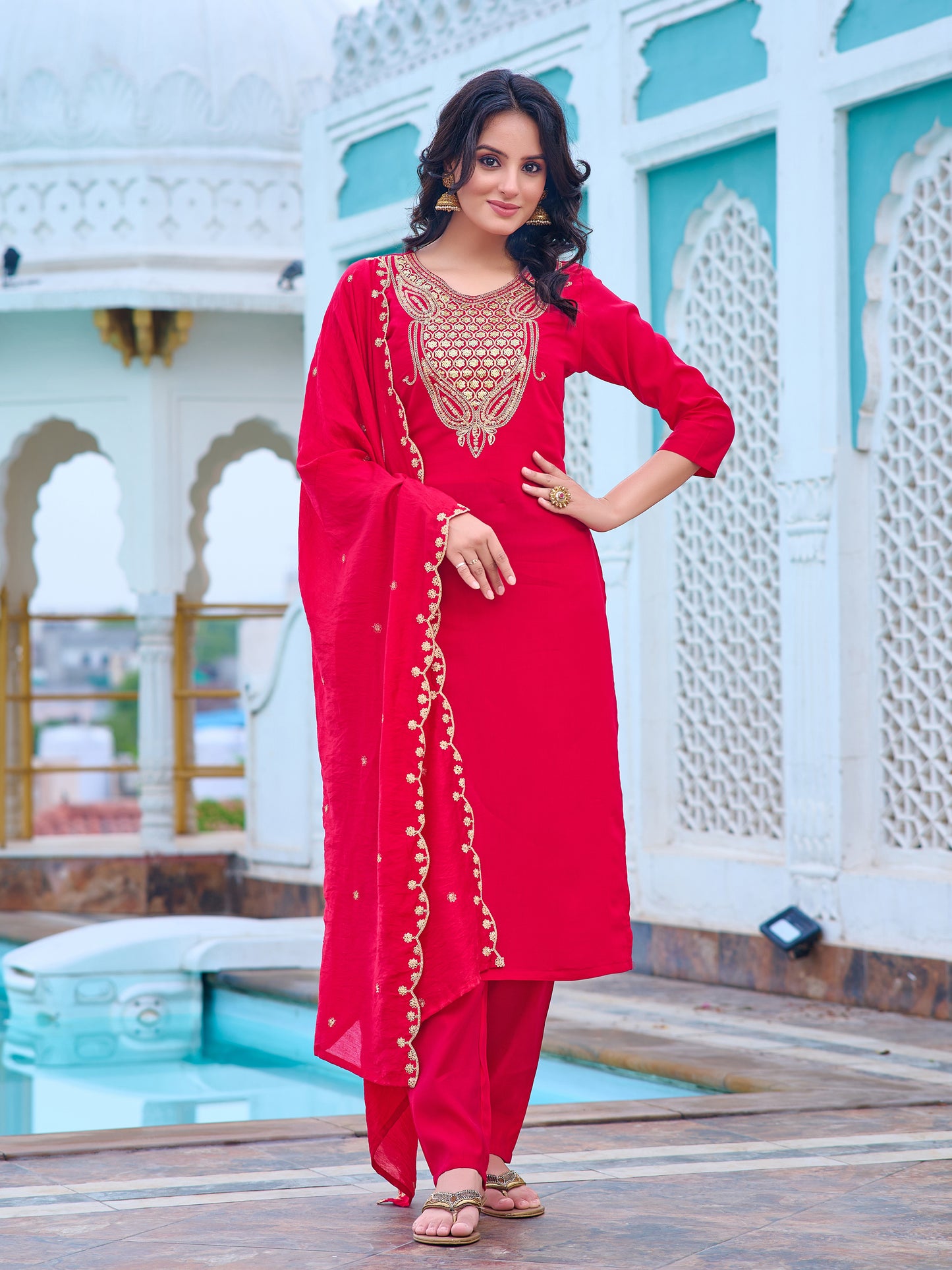 Designer Kurti Set