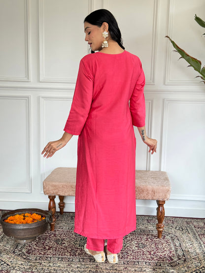 Gajri Designer Kurti Set