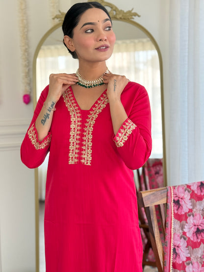 Designer Kurti Set