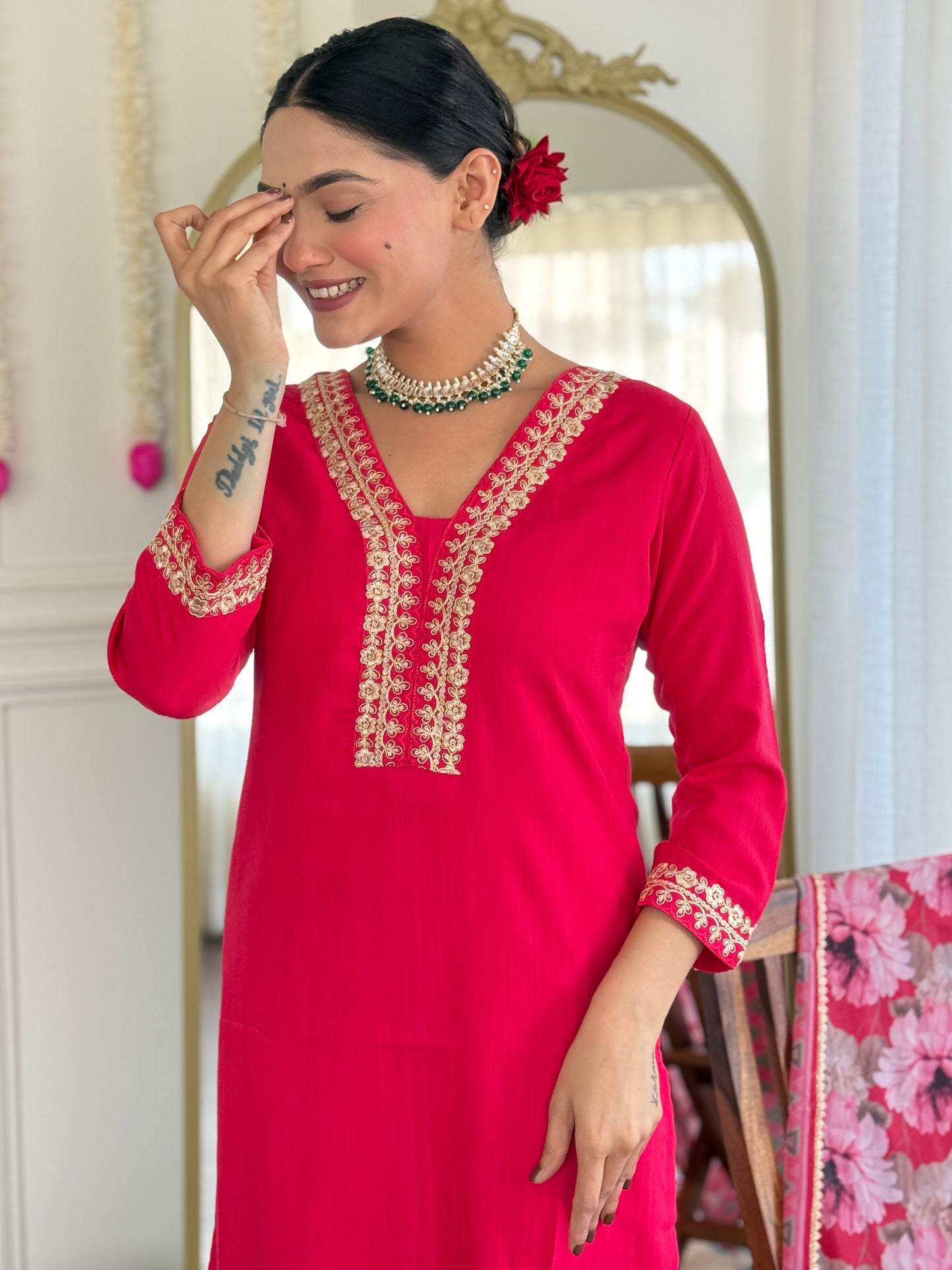 Designer Kurti Set