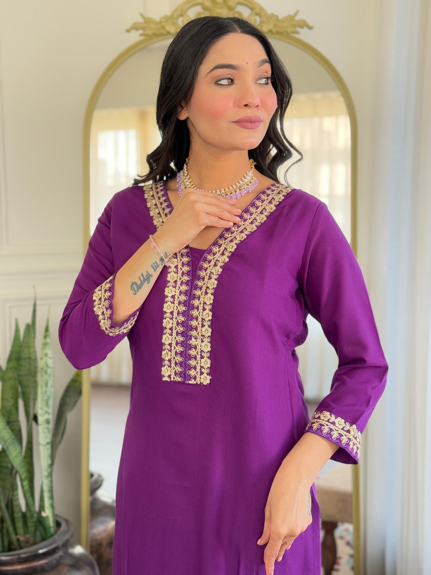 Designer Kurti Set