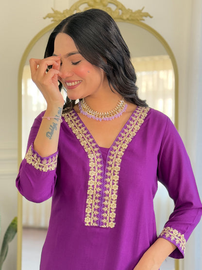 Designer Kurti Set
