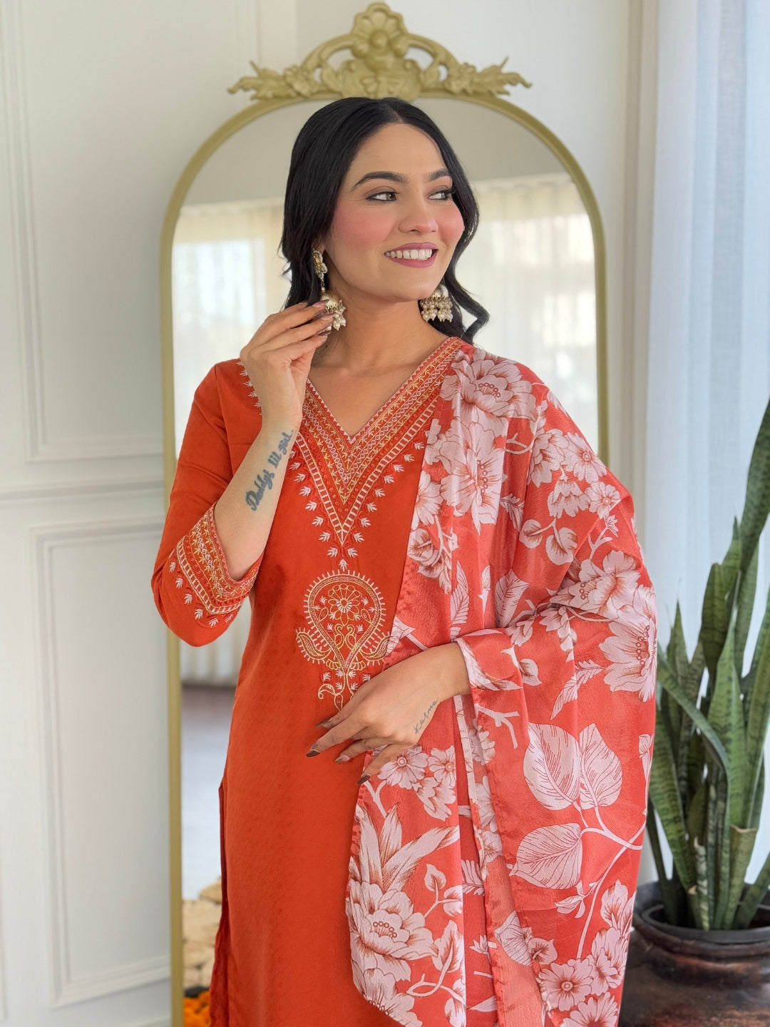 Designer Kurti Set