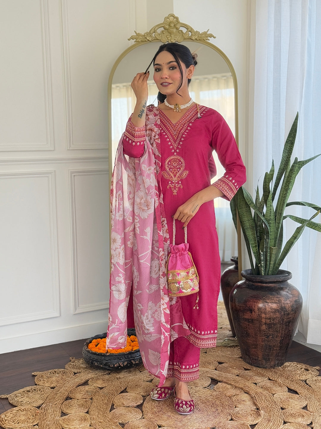 Designer Kurti Set