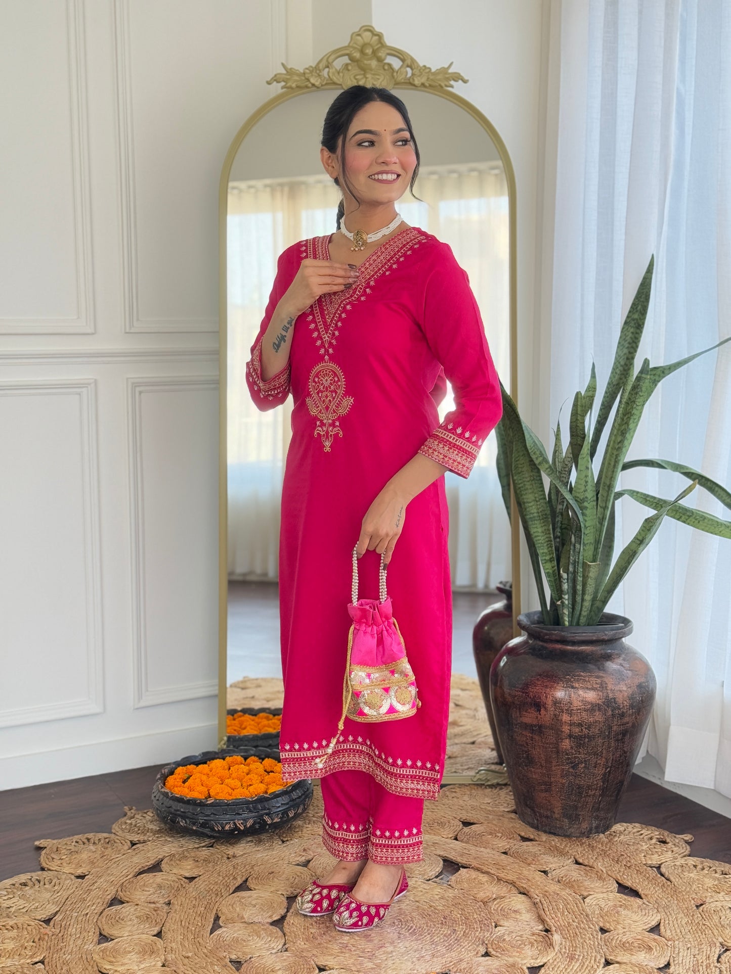 Designer Kurti Set
