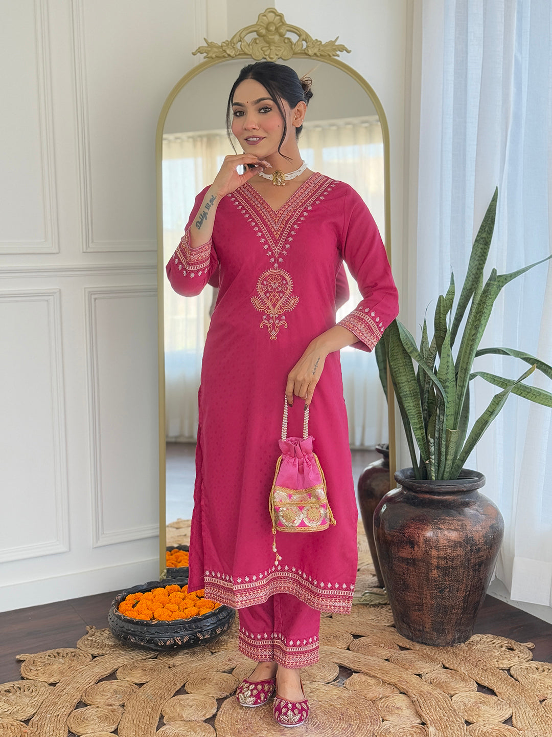 Designer Kurti Set