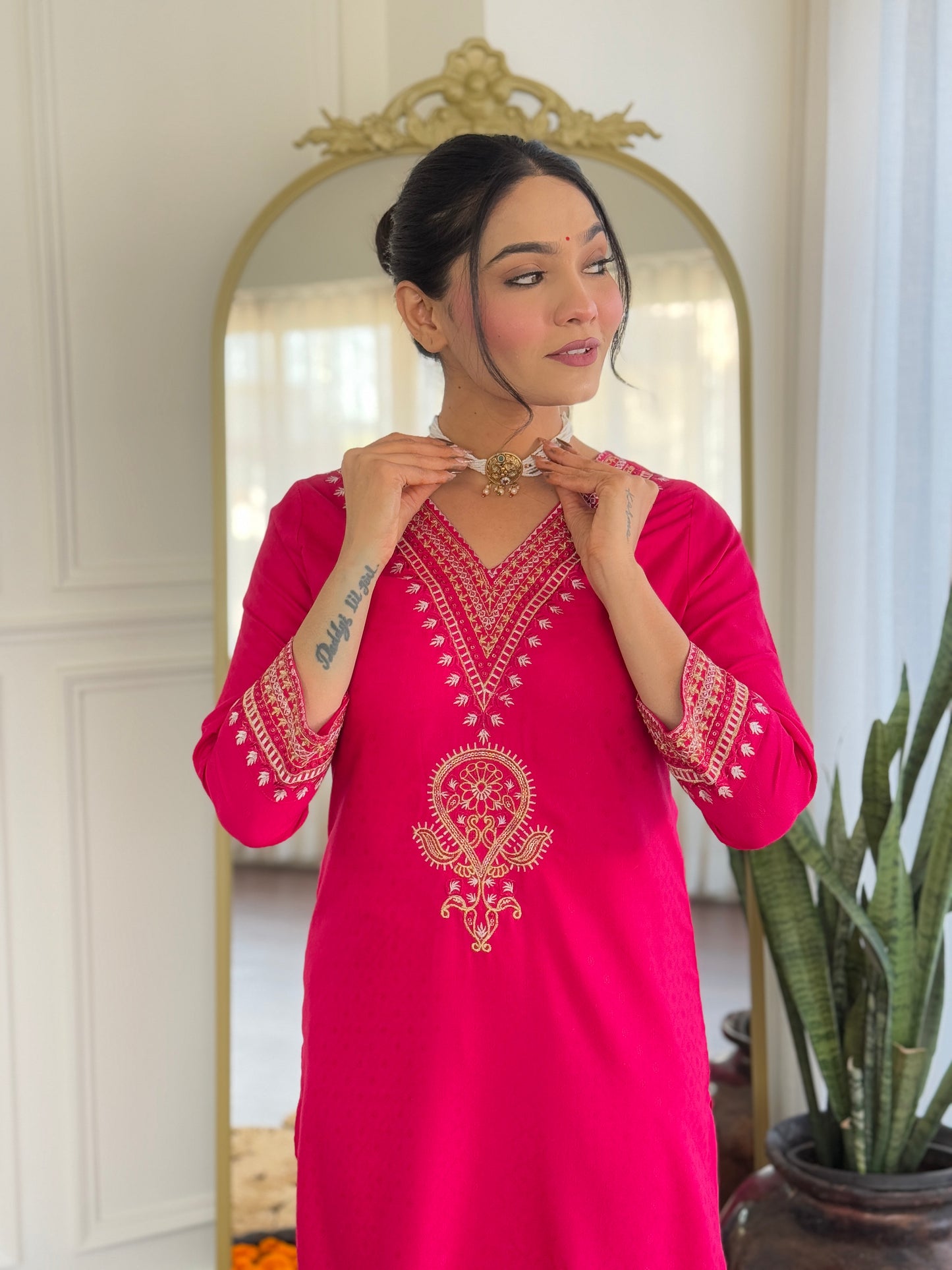 Designer Kurti Set