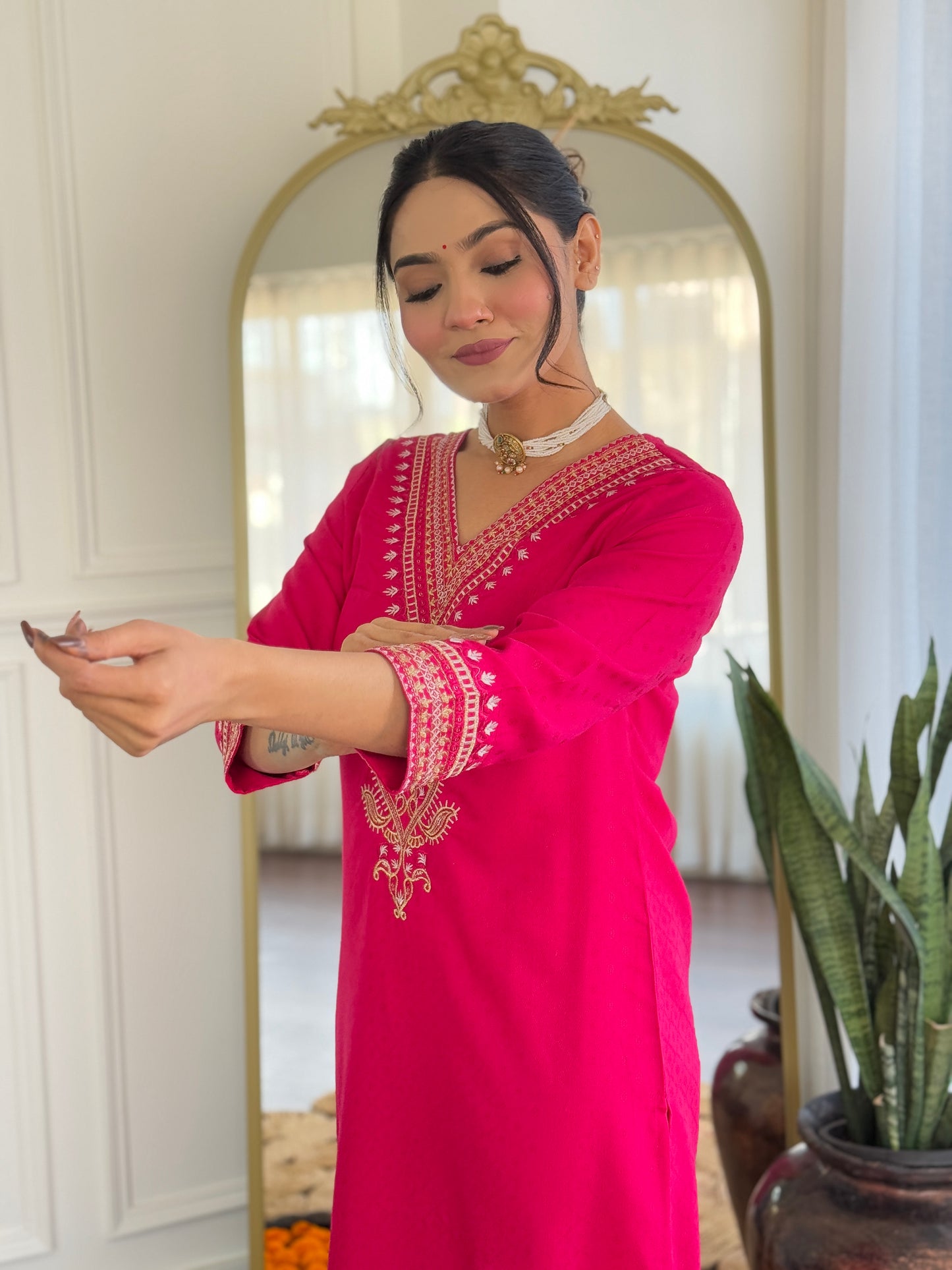 Designer Kurti Set