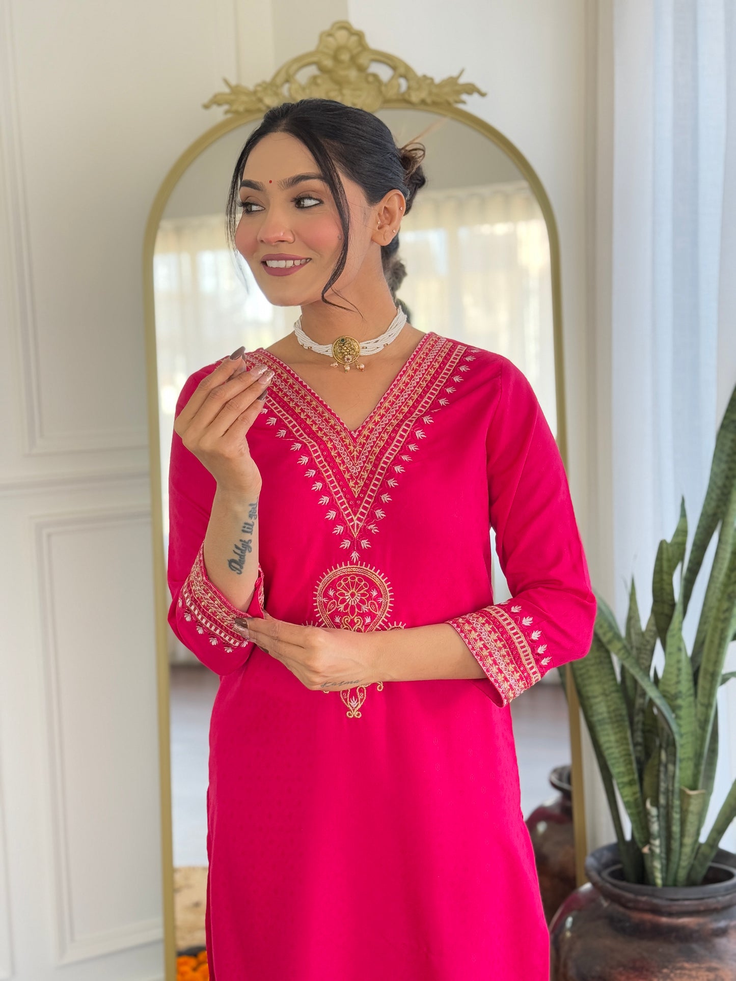 Designer Kurti Set