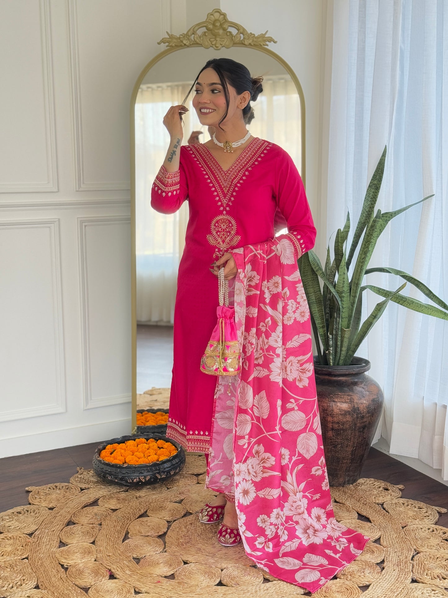 Designer Kurti Set