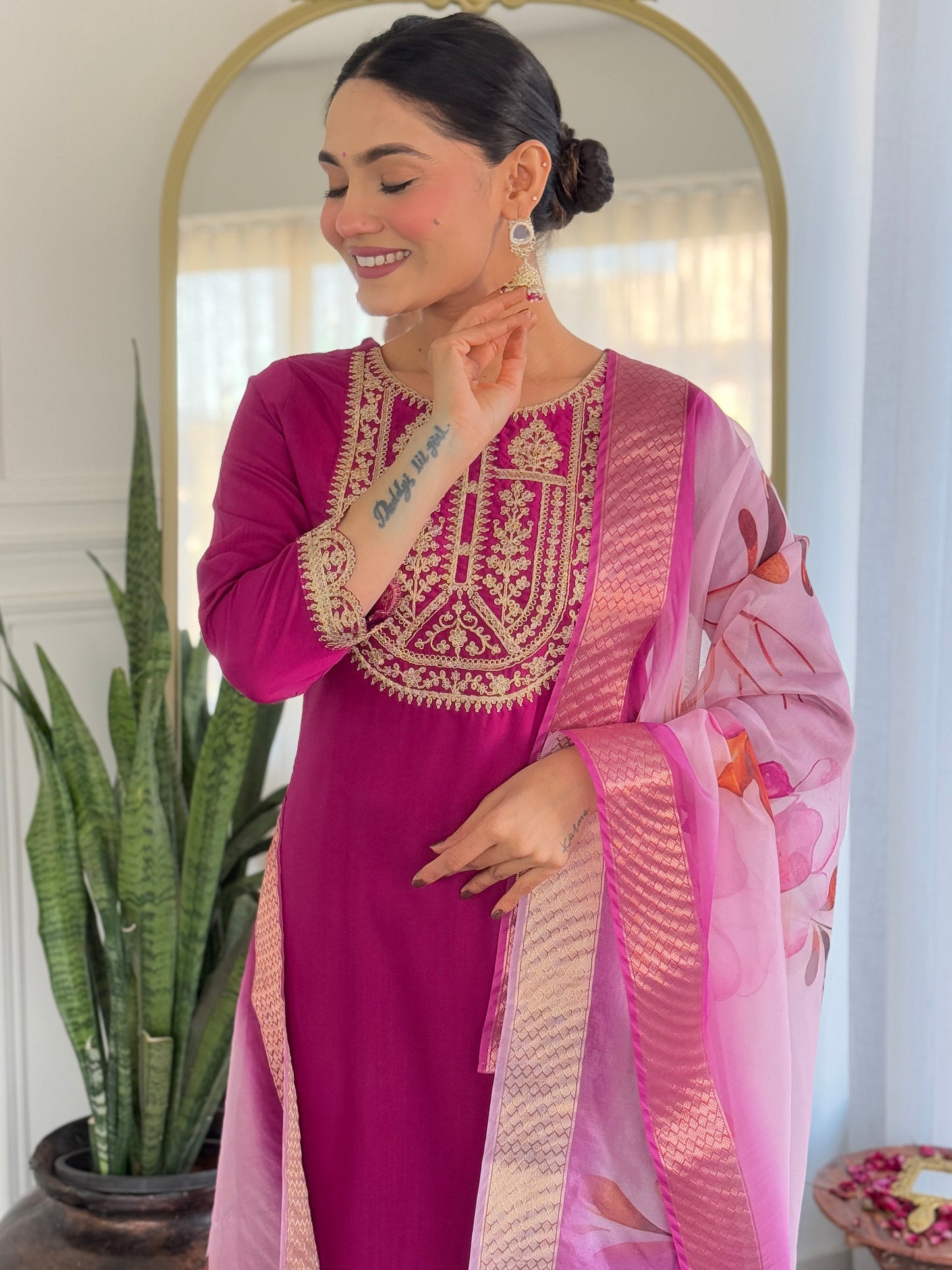 Designer Kurti Set