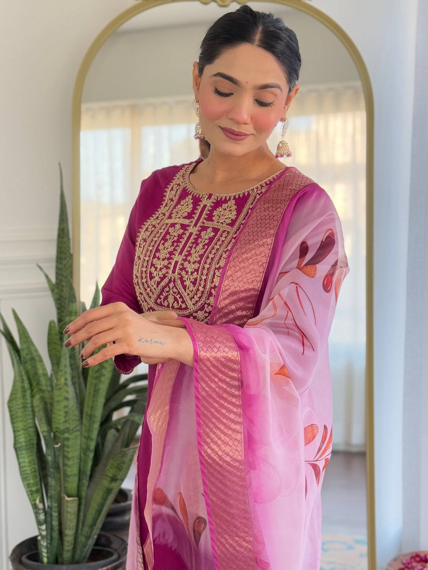 Designer Kurti Set