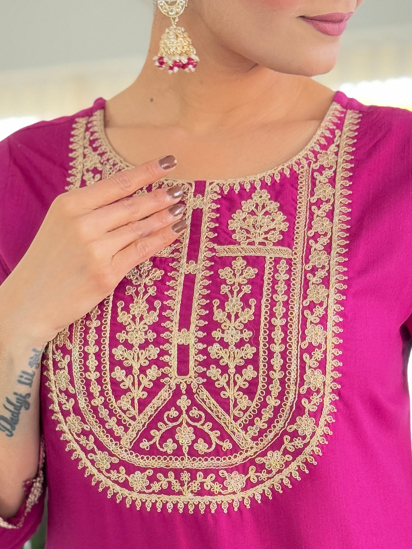 Designer Kurti Set