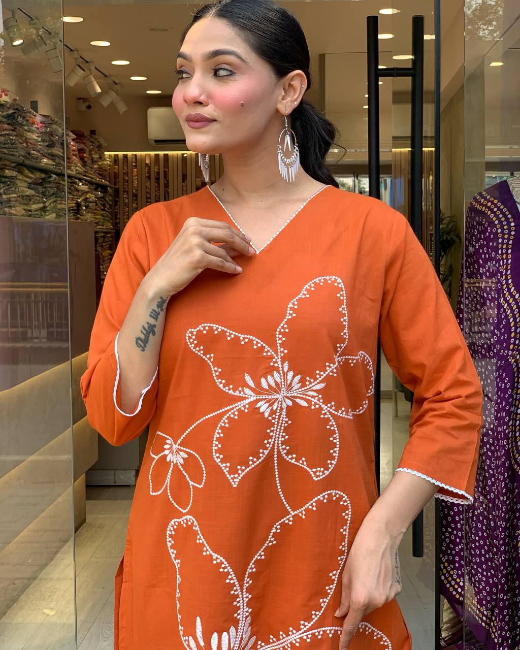 Designer Kurti Set