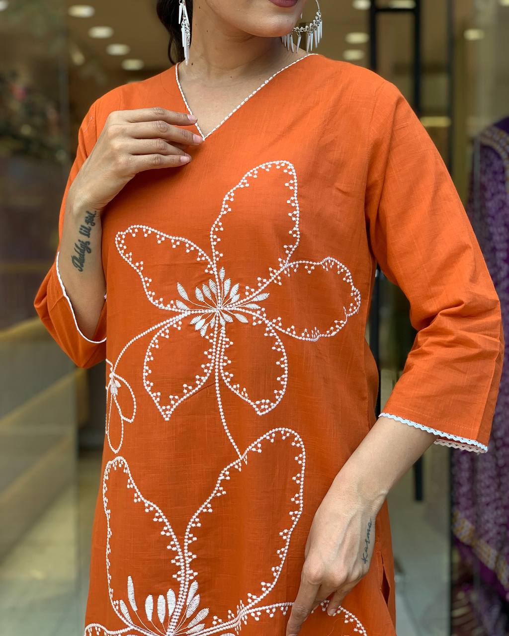 Designer Kurti Set