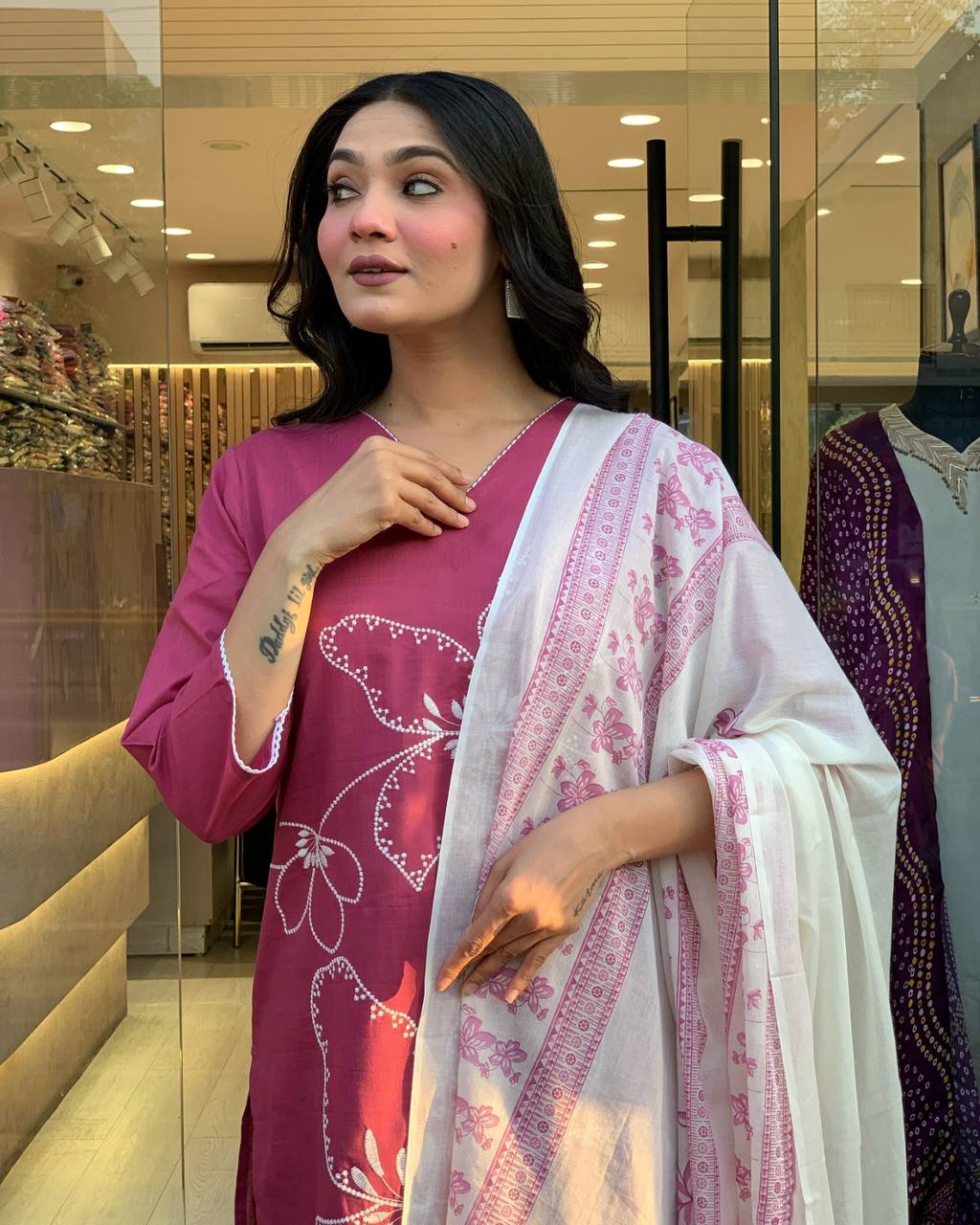 Designer Kurti Set