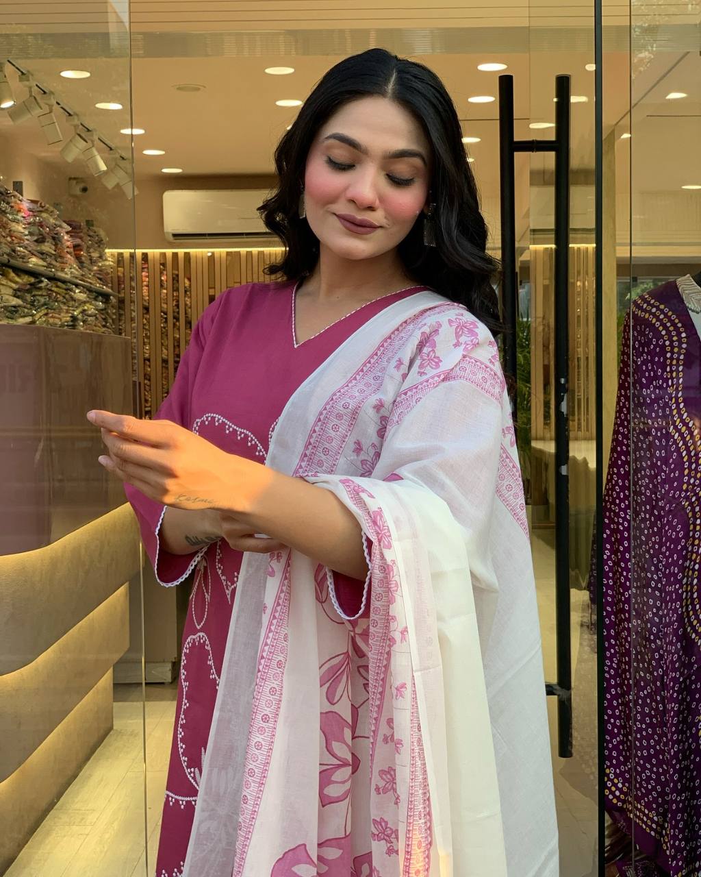 Designer Kurti Set