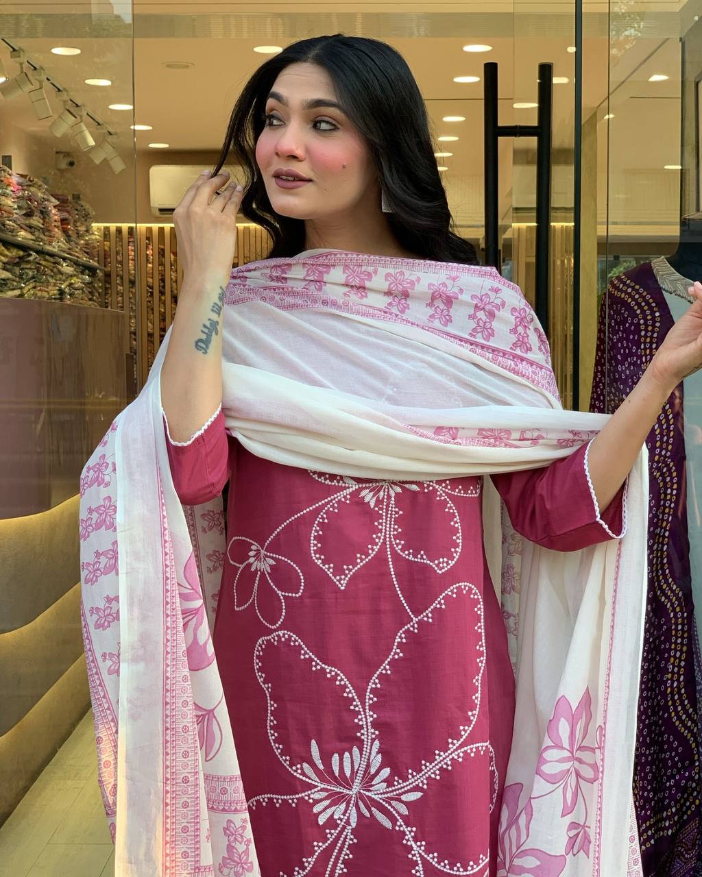 Designer Kurti Set