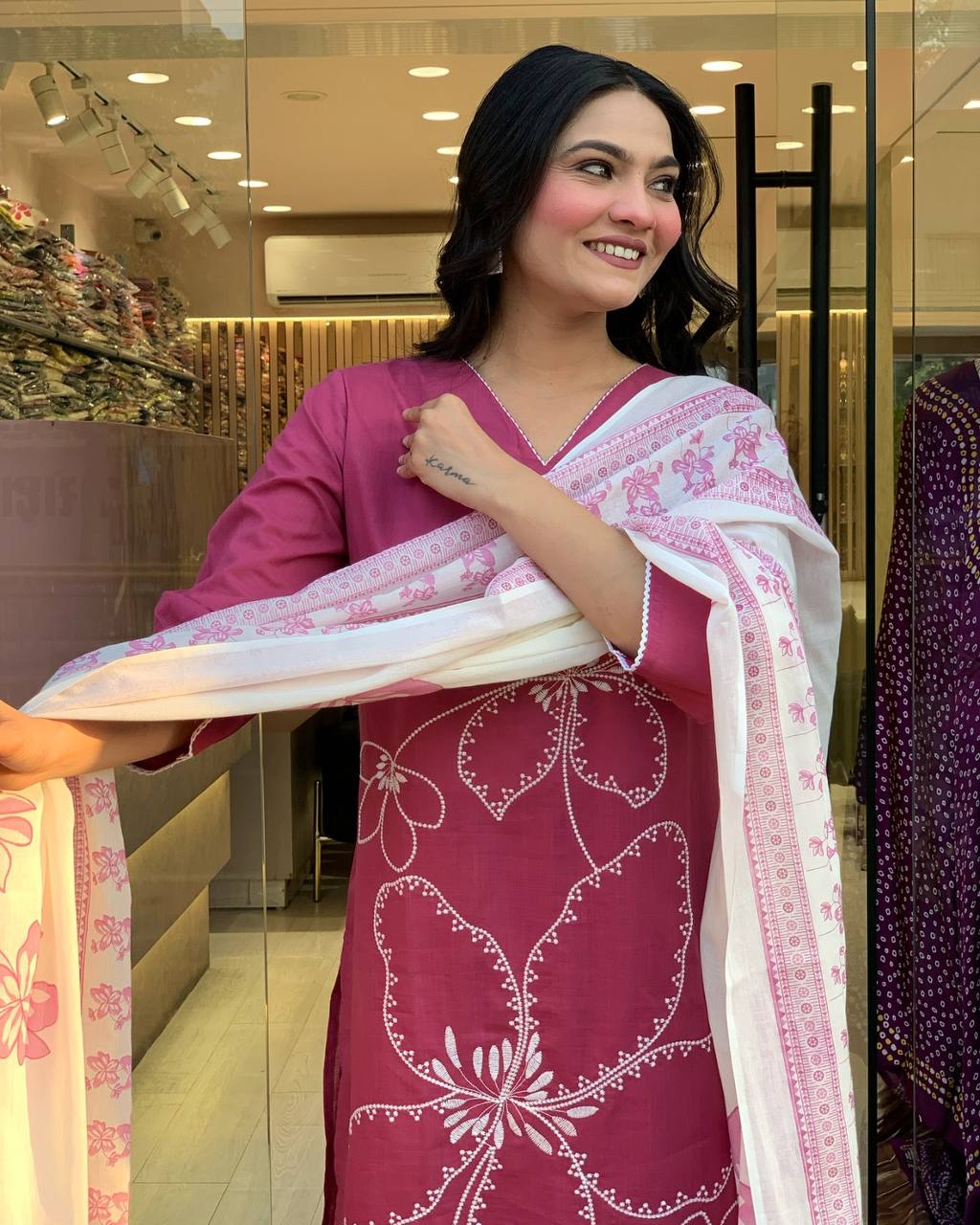 Designer Kurti Set