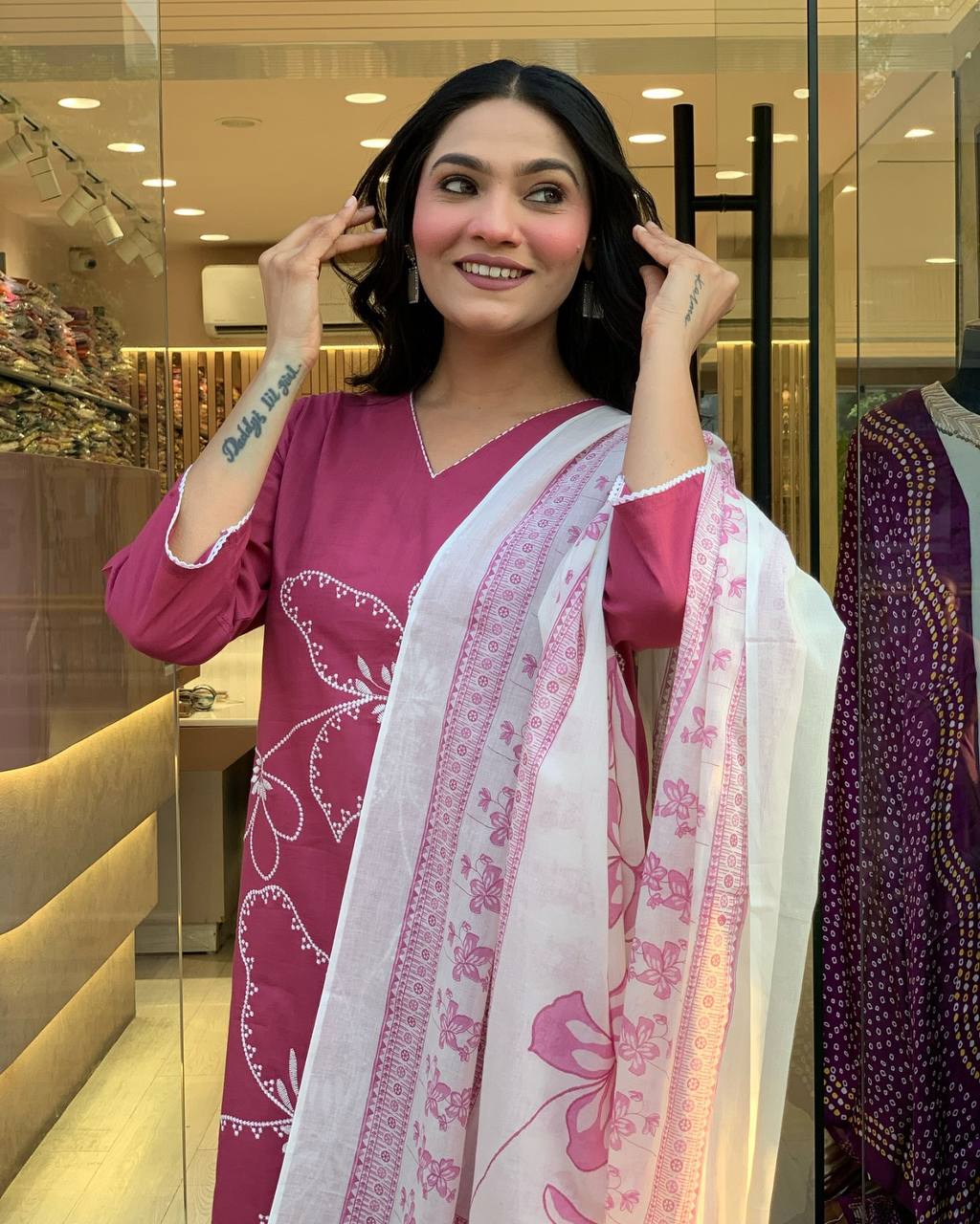 Designer Kurti Set