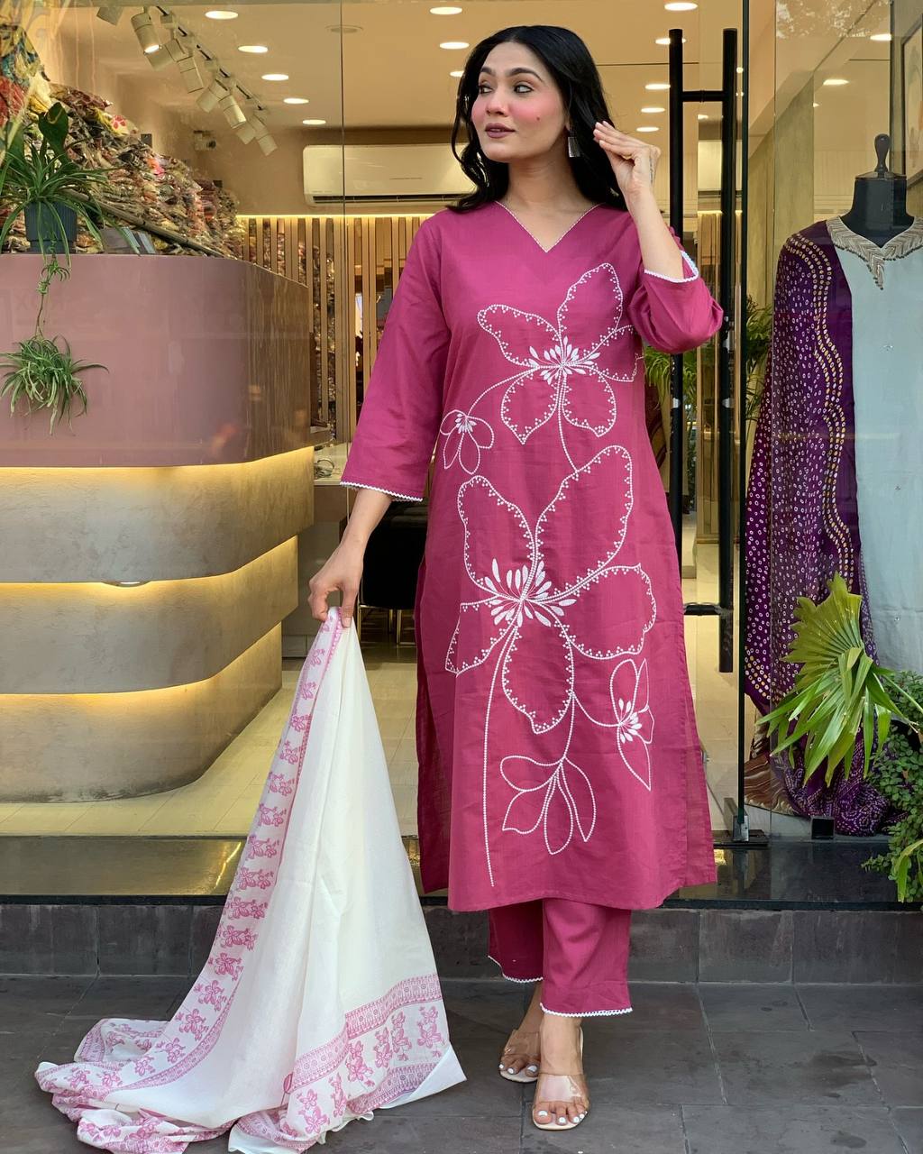 Designer Kurti Set