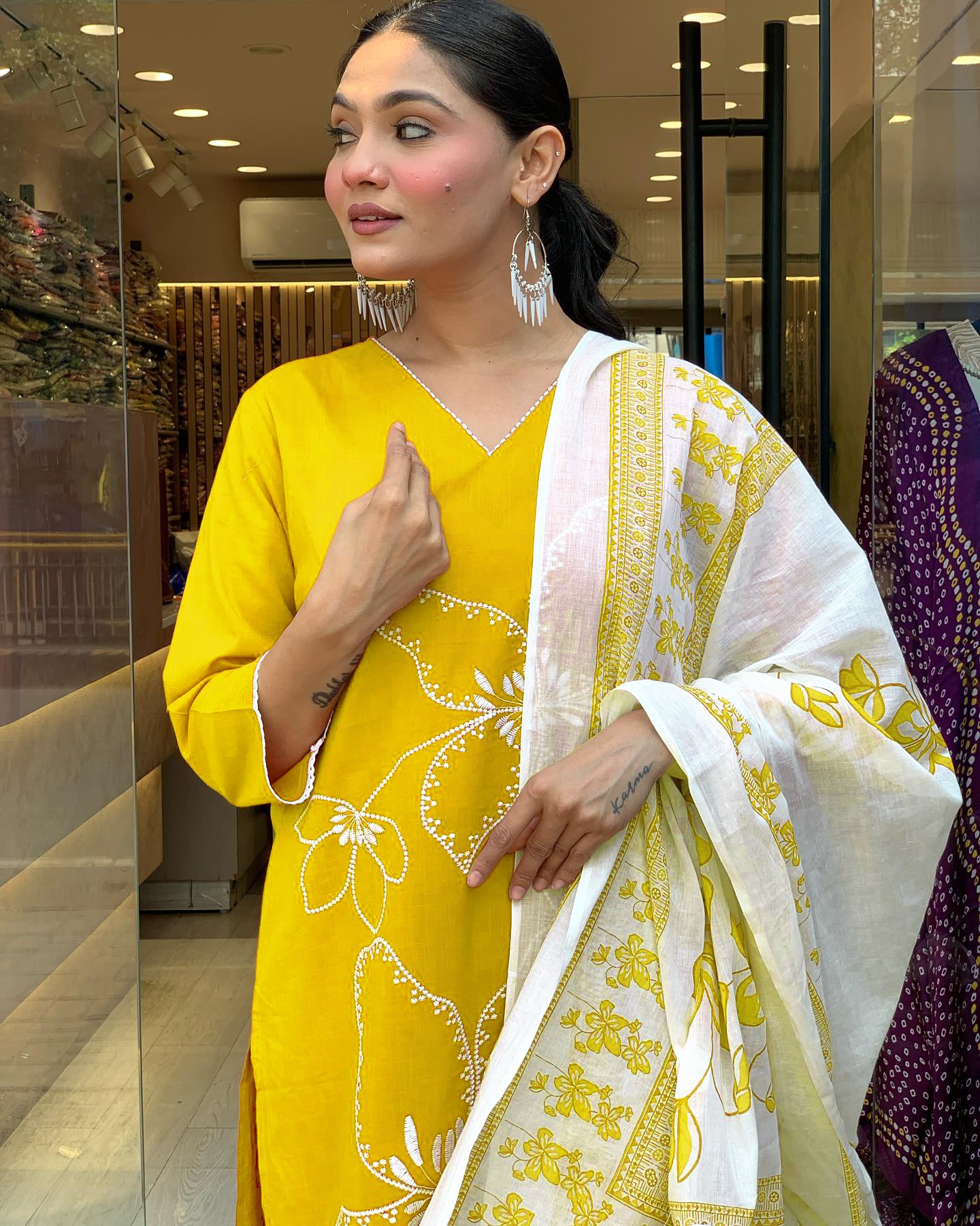 Designer Kurti Set