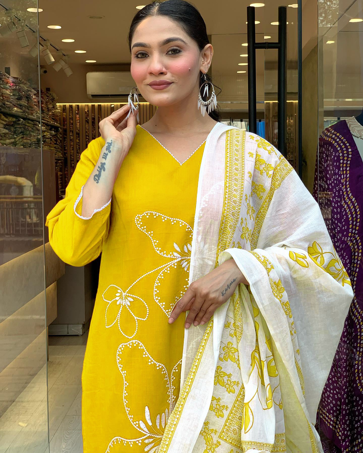 Designer Kurti Set